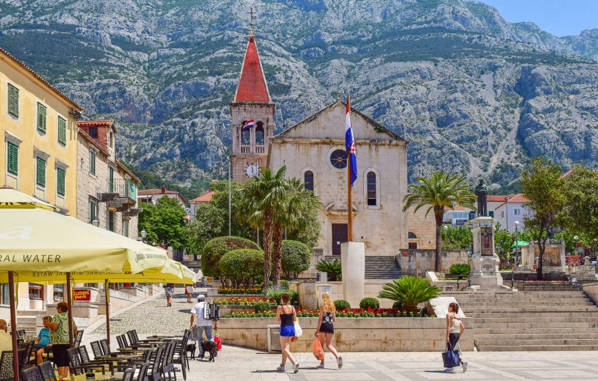 St. Mark's church in the center of Makarska